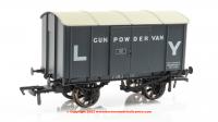 908024 Rapido Lancashire and Yorkshire Railway Gunpowder Van No.30897